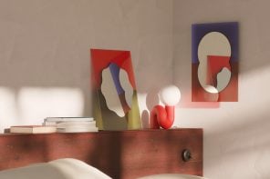 这些染彩色镜子是好玩的元素你的卧室,客厅和浴室的需要