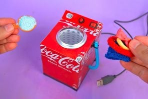 实际上，由可口可乐制成的功能齐全的微型洗衣机感觉像是一个完美的DIY夏季项目