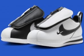 Nike Cortez ‘Yin and Yang’ with zippered tongue cover lends stylish look to iconic silhouette