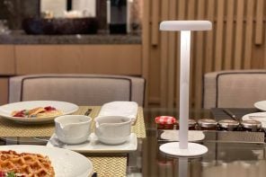 Minimalist modular lamp shines light anywhere you go with portable design