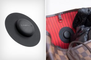 这种织物AirTag '标签'让你安全地连接跟踪装置夹克,手提箱,相机袋,和更多