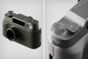 了MNL MK-1模拟相机从苹果的设计一页的书以其干净、光滑的审美
