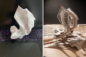 从变废为宝:如何创建一个AI惊人的建筑从一个皱巴巴的纸